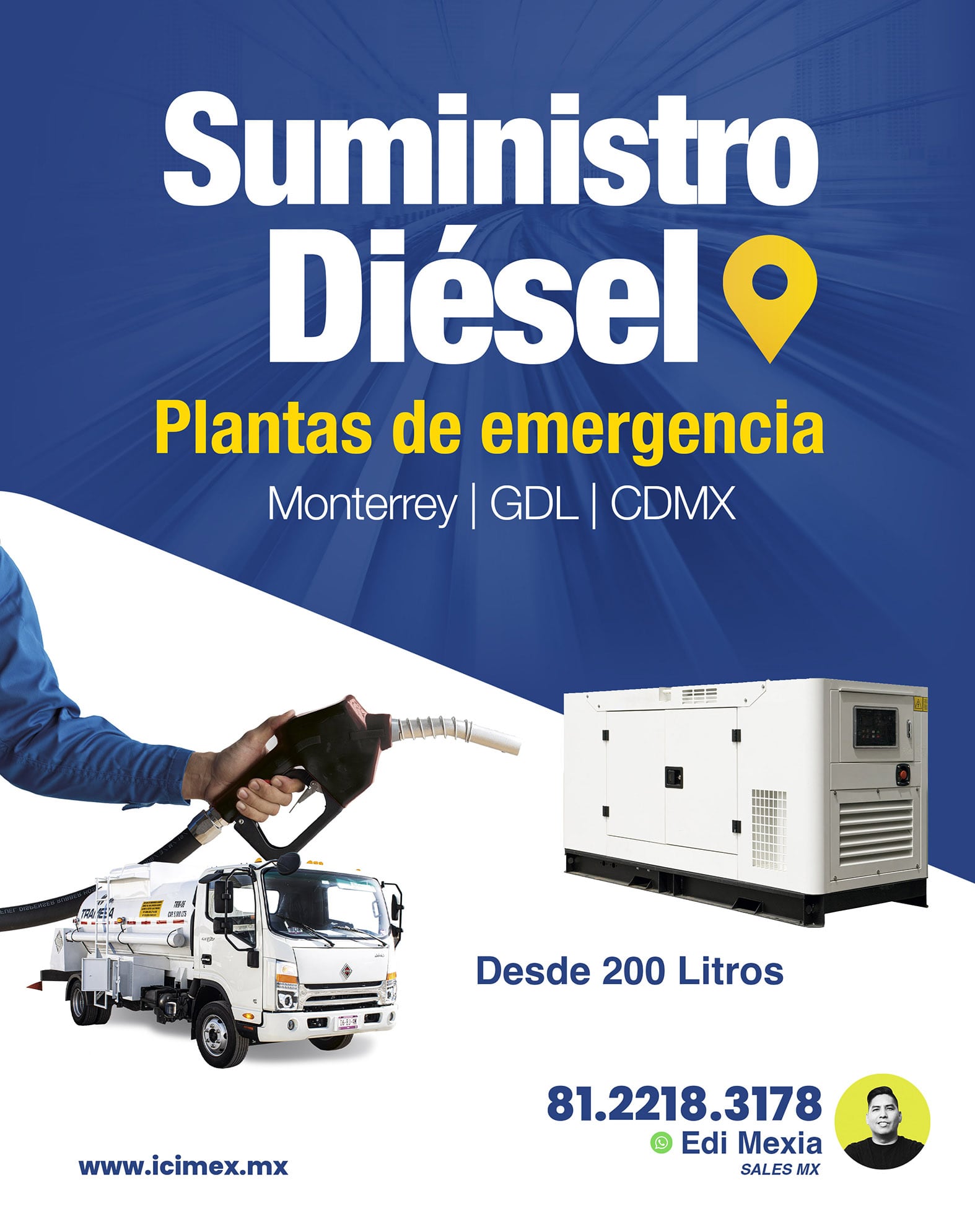Suministro De Diesel para Plantas de Luz en Monterrey.